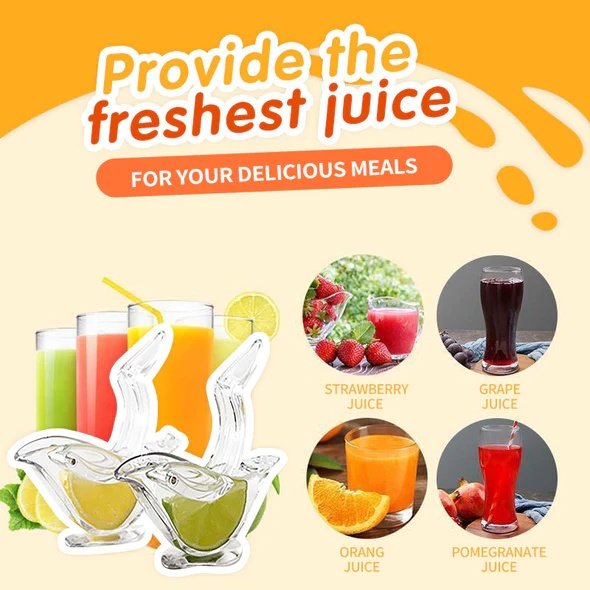 Manual Lemon Juicer Transparent Acrylic Elegance Bird Shape Lemon Slice Squeezer Kitchen Tools Gadgets - Image 7