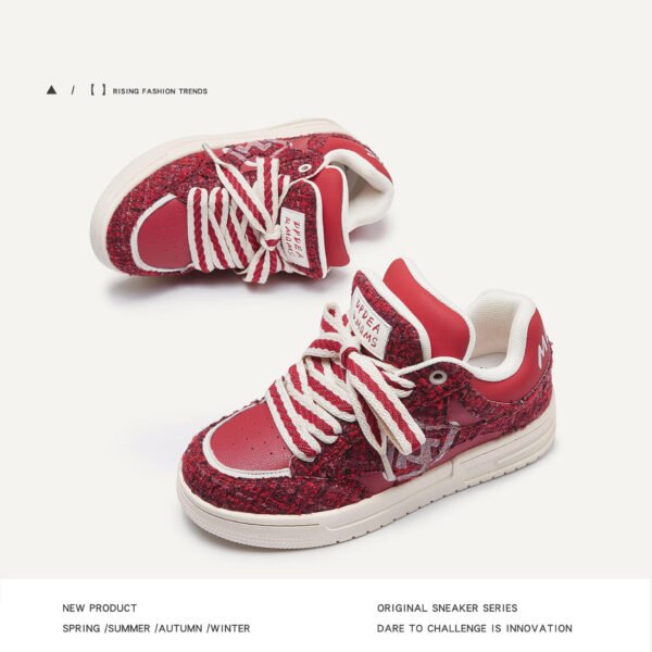 Women's Creative All-match Printed Flat Sneakers - Image 3