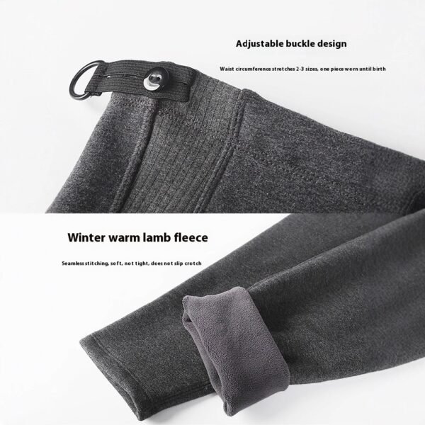 Not Tight Belly Casual Leggings High Elastic Maternity Belly Support Pants - Image 4