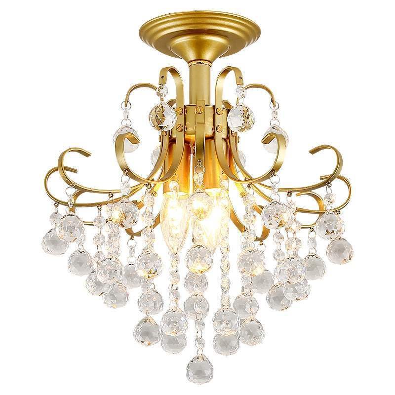 European Light Luxury Small American Restaurant Crystal Chandelier - Image 2