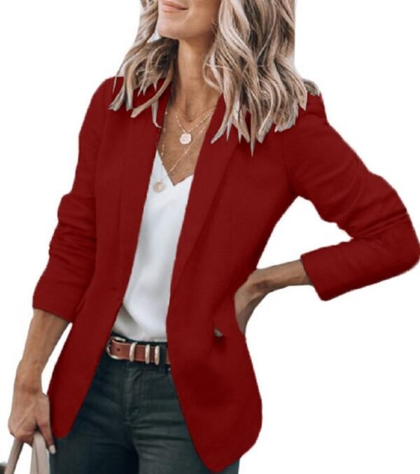 Amazon Cross-border Foreign Trade Women's New Suit Jacket Temperament Commute Slim Jacket - Image 5