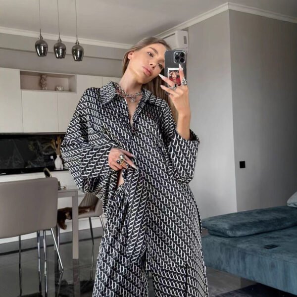 European And American Long-sleeved Trousers Summer Thin Women - Image 2
