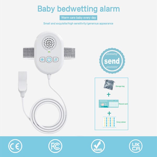 Toilet Trainer Wireless Light Vibration Music Children Bed-wetting Urine Alarm - Image 4