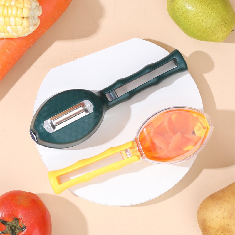 Peeling Knife With Storage Lid Fruit And Potato Peeler Kitchen Gadgets - Image 6