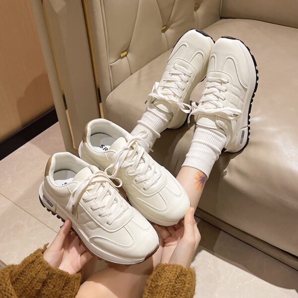 New Autumn Fashion Platform White Women's Shoes - Image 6
