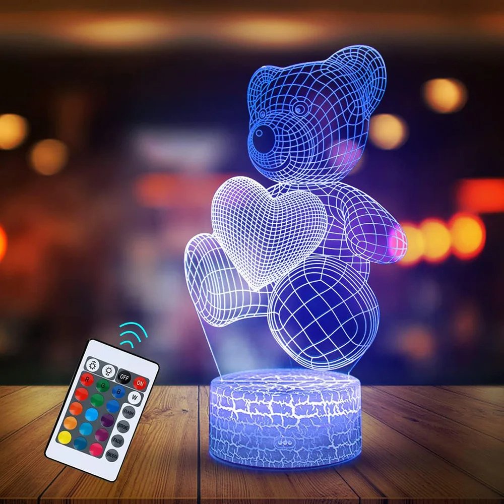 3D Lamp Acrylic USB LED Night Lights Neon Sign Lamp Xmas Christmas Decorations For Home Bedroom Birthday Decor Valentines Day Gifts - Image 9