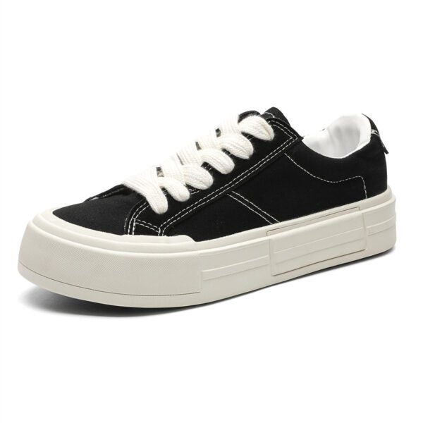 Women's Canvas Platform Casual Sports Skate Shoes - Image 7