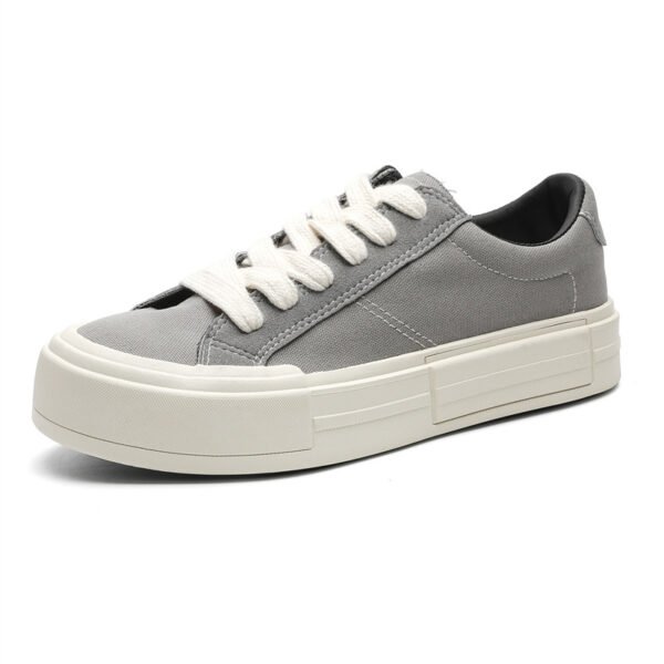Women's Canvas Platform Casual Sports Skate Shoes - Image 2