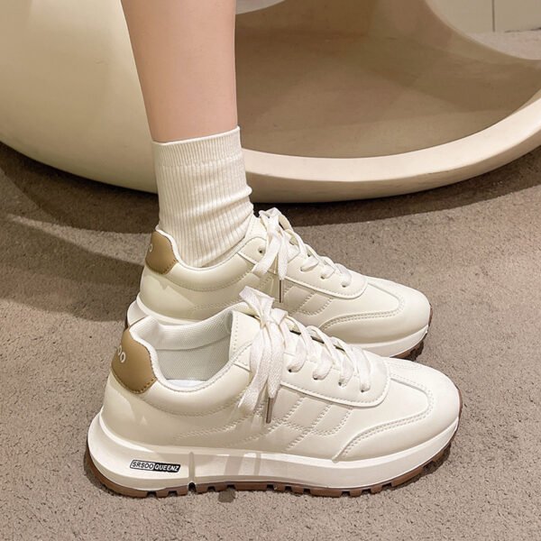 New Autumn Fashion Platform White Women's Shoes - Image 3