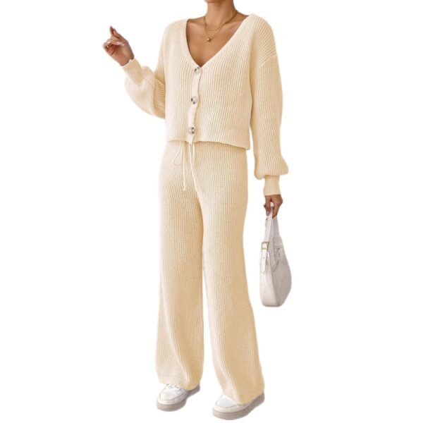 Autumn And Winter Women's Solid Color Elegant Outfit Short Top - Image 3