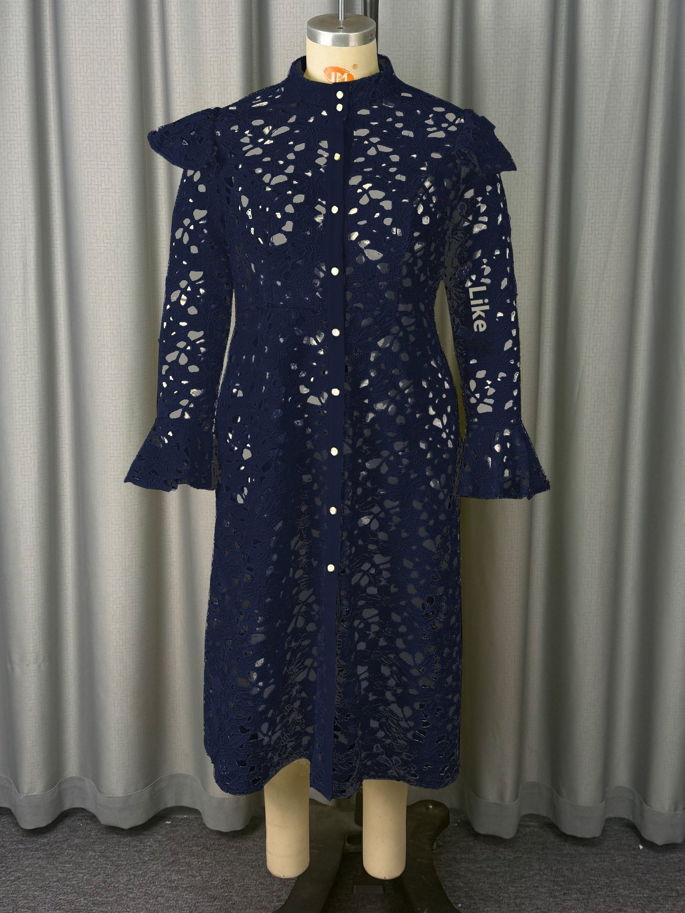 Lace Coat Half Turtleneck Cardigan Inner Wear Dress - Image 5