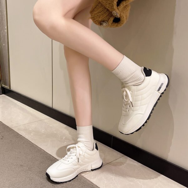 New Autumn Fashion Platform White Women's Shoes - Image 7