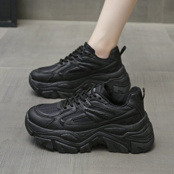 Women's Thick Bottom Breathable White Shoes - Image 5