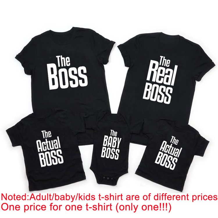 Printed Parent-child T-shirt Short Sleeve - Image 5