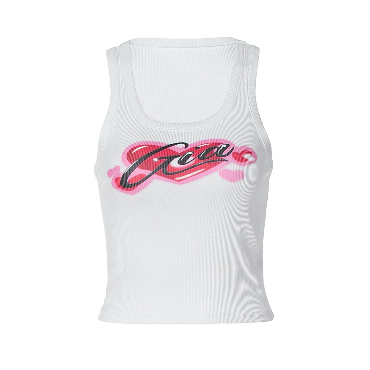 Sleeveless Round-neck Versatile Slim-fit Polyester Vest Top - Image 5