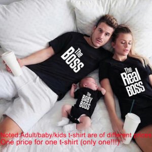 Printed Parent-child T-shirt Short Sleeve