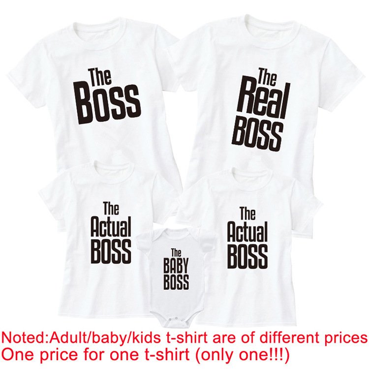 Printed Parent-child T-shirt Short Sleeve - Image 3