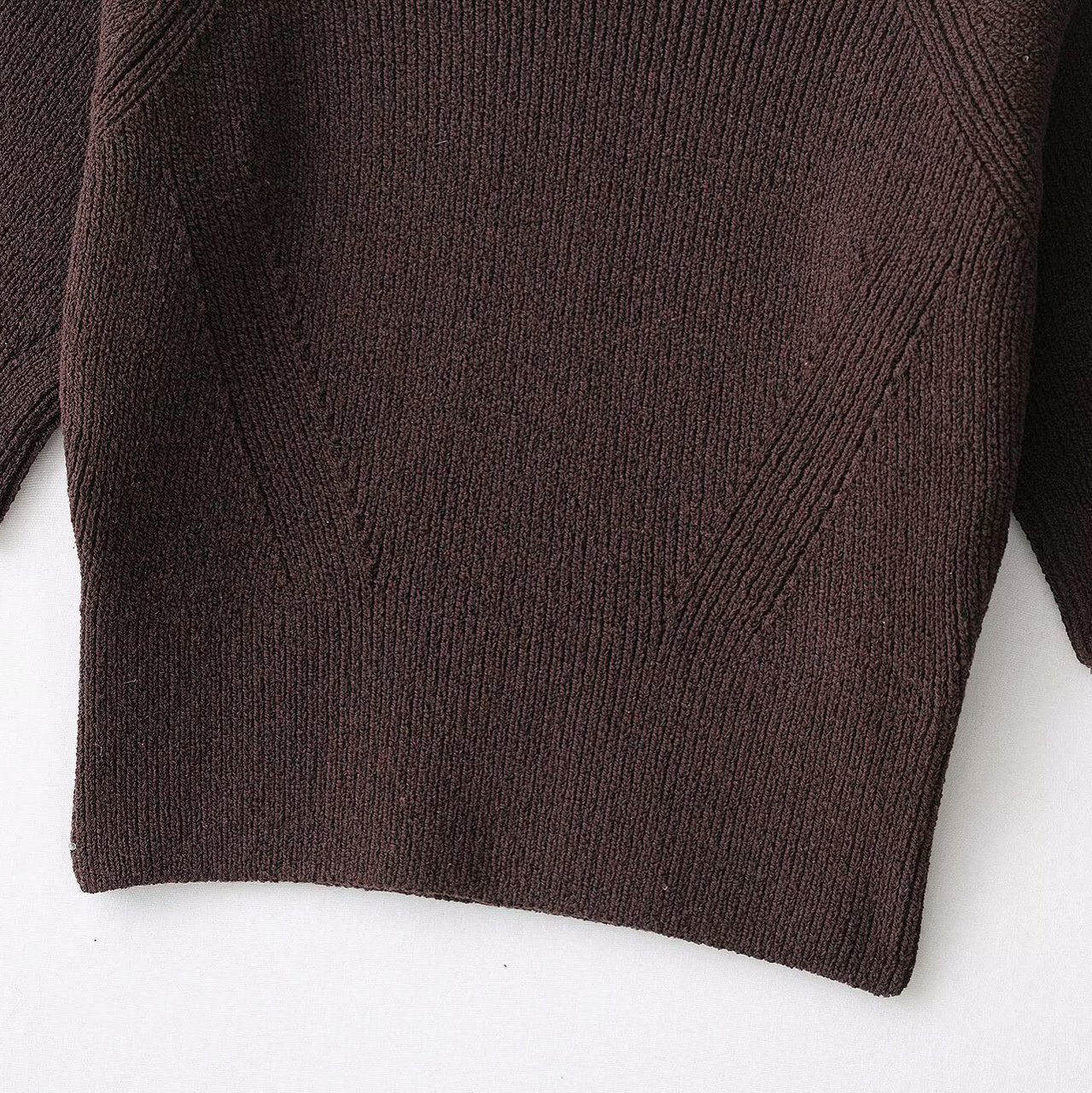 Homemade New Women's Fashionable Casual Rib Sweater - Image 2