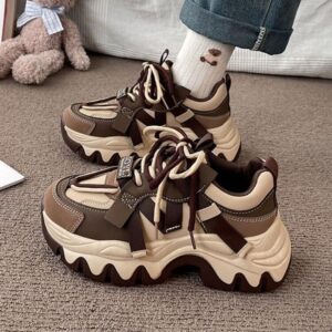 Women's Fashionable All-match Chunky-soled Sneakers