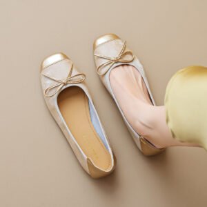 Women's Soft-soled Low-cut Bow-tie Flat Shoes
