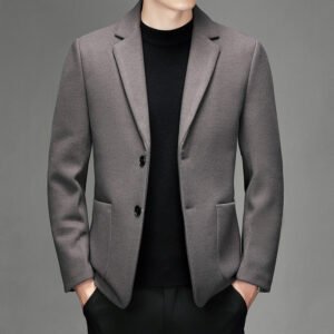 Mens Wool Suit Jacket For Fall And Winter