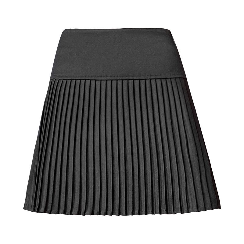 Women's Winter Thickened Pleated Midi Skirt - Image 6