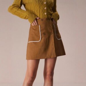 Women's A-line High-waisted Figure-flattering Skirt