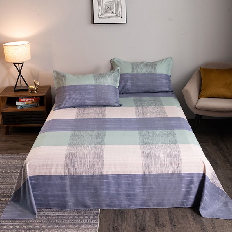 Washed Cotton Student Hostel Bed Sheets - Image 7