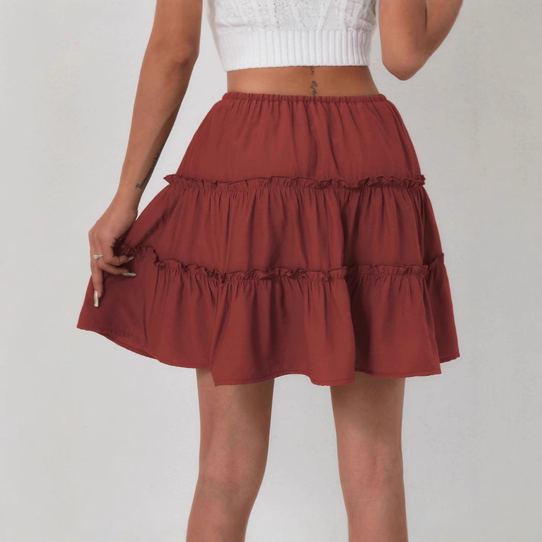 Adjustable Short Skirt With A No-bulge Inner Lining - Image 5
