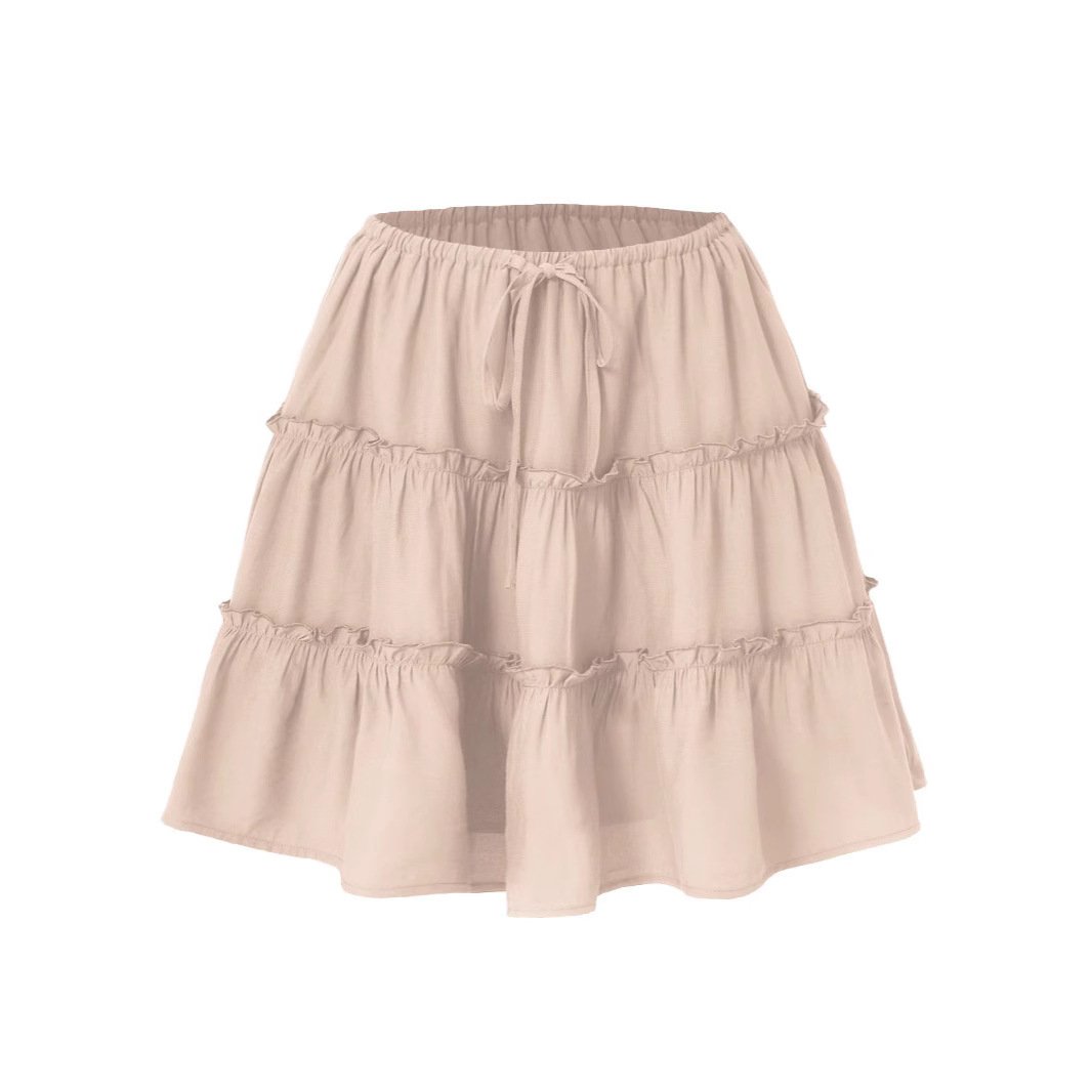 Adjustable Short Skirt With A No-bulge Inner Lining - Image 2