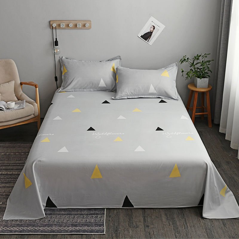 Washed Cotton Student Hostel Bed Sheets - Image 6
