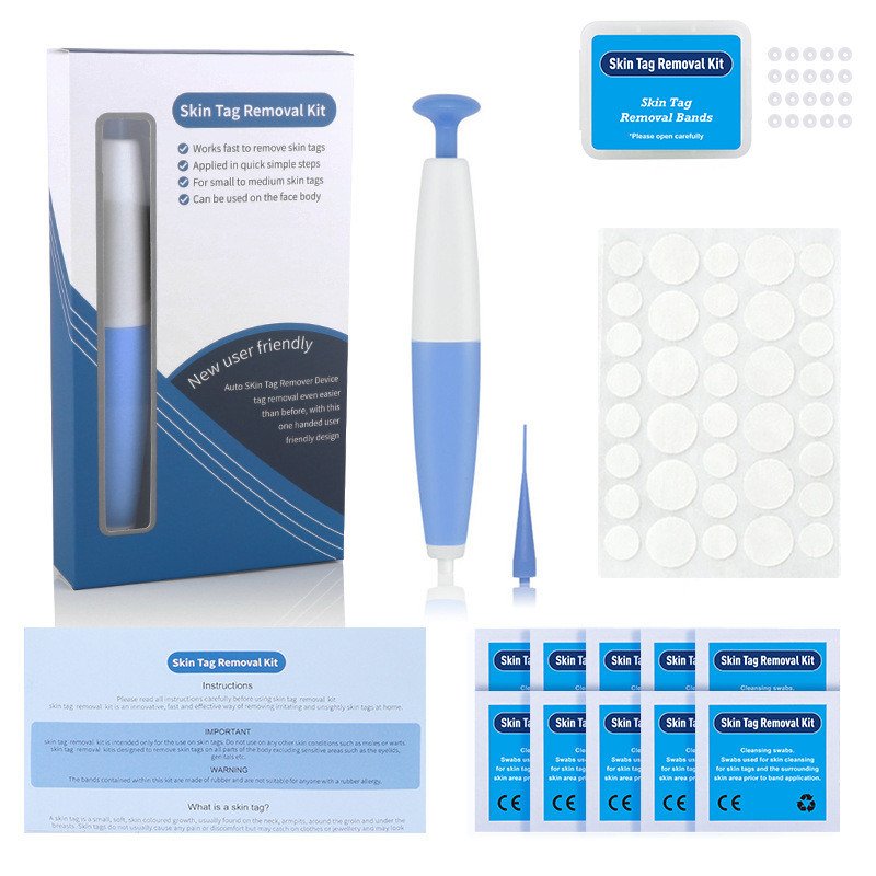 Skin Tag Removal Kit Home Use Mole Wart Remover Micro Band Skin Tag Treatment Tool Easy To Clean Skin Care Tool - Image 3