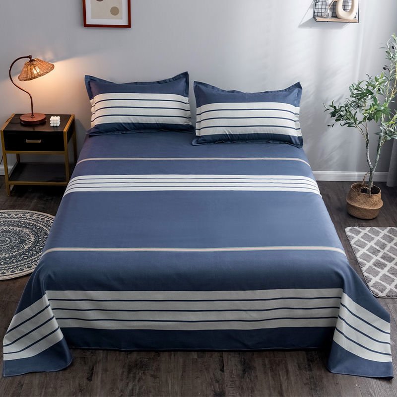 Washed Cotton Student Hostel Bed Sheets - Image 4