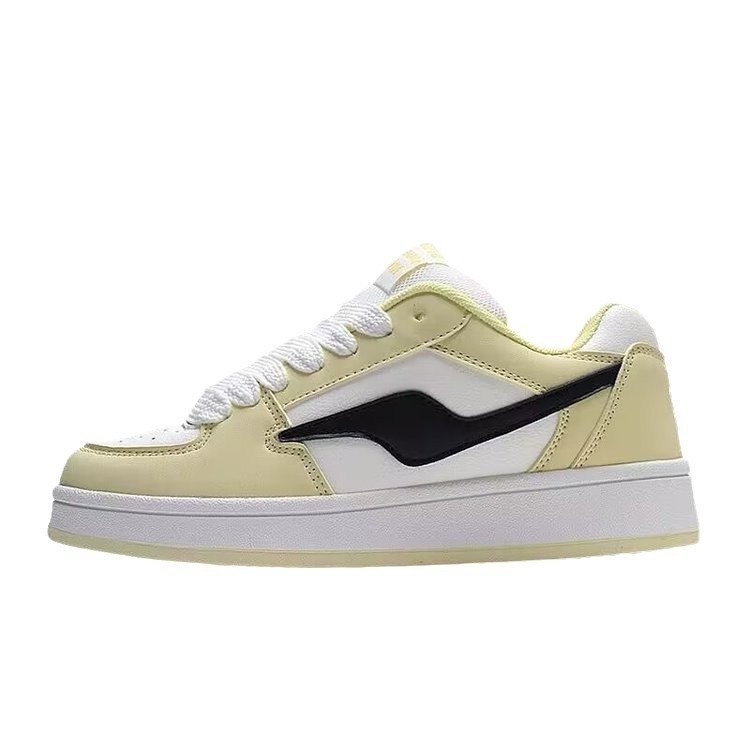Dopamine Color Matching Classic Preppy Style Raise The Bottom Four Seasons Women's Board Shoes - Image 2