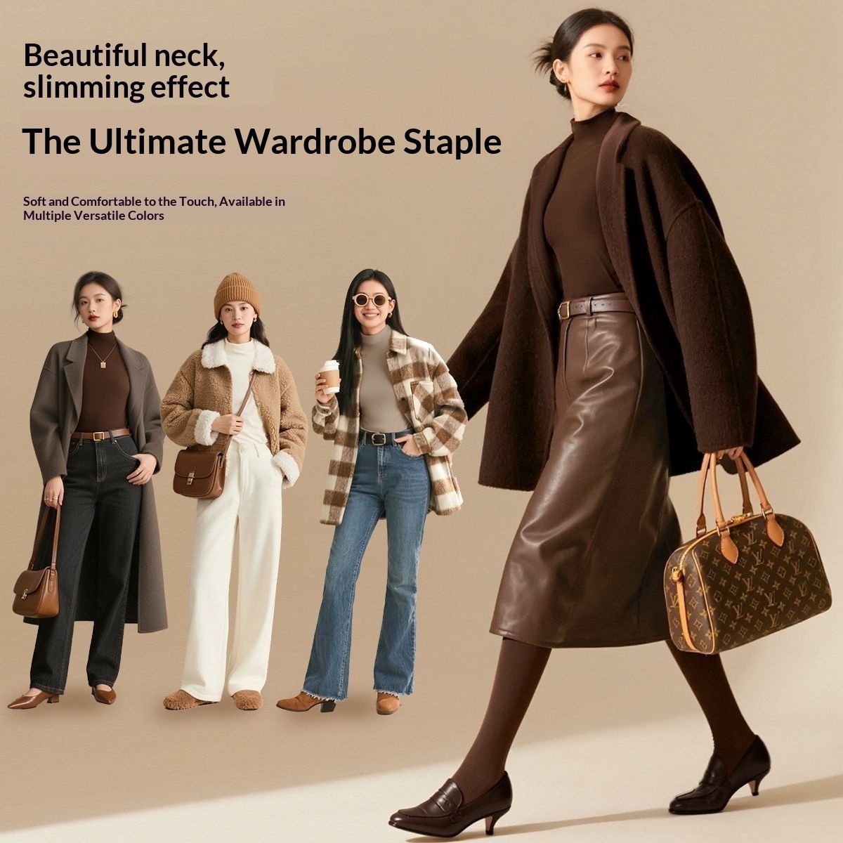 Lightweight Slim-fit Warm Mock-neck Base Layer - Image 6