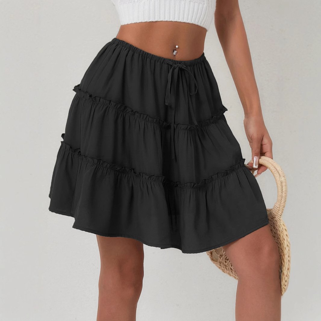 Adjustable Short Skirt With A No-bulge Inner Lining - Image 6