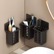 Toothbrush Holder, Wall-Mounted Toothbrush Storage Rack for The Bathroom, Bathroom Organization Shelf, Multifunctional Toothpaste And Toothbrush Box, Bathroom Additions - Image 4