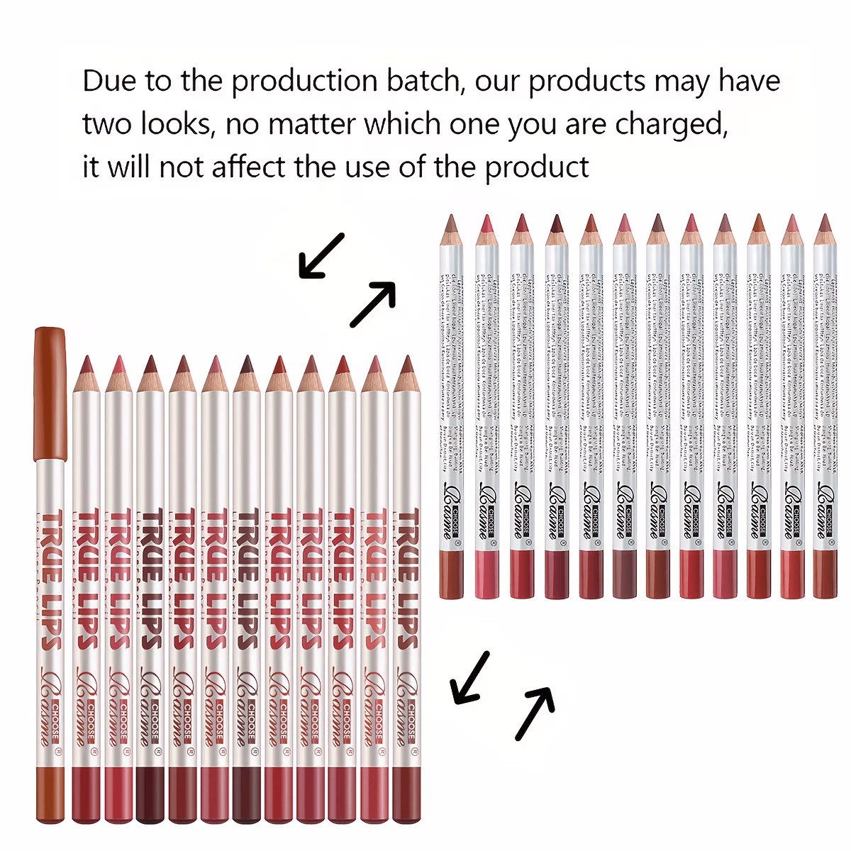 12pcs/set Matte Lip Liner & Lipstick Pencil - Long-Lasting, Non-Stick Formula in Vibrant Reds & Browns, Sulfate-Free for All Skin Types