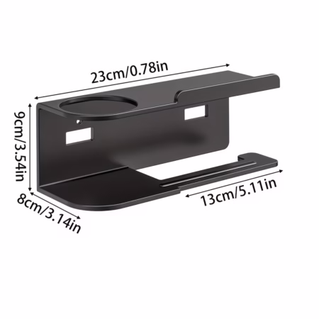 1pc Wall Mounted Paper Towel Holder, Toilet Fragrance Storage Rack, Multifunctional Storage Rack, Paper Roll Holder, Suitable for Kitchen and Bathroom, Bathroom Accessories - Image 11