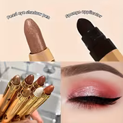 6pcs Highlighter Eyeshadow Pencil Shimmer Glitter Contouring Double-headed Eyeshadow Stick Lazy Eyeshadow Makeup - Image 9