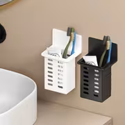 Toothbrush Holder, Wall-Mounted Toothbrush Storage Rack for The Bathroom, Bathroom Organization Shelf, Multifunctional Toothpaste And Toothbrush Box, Bathroom Additions - Image 5