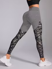 Women's New Fashion Black Fine Flash Bottoming Pants, Suitable for, Outdoor S,, Shopping, Daily Wear, Skin-friendly and Comfortable - Image 2
