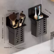 Toothbrush Holder, Wall-Mounted Toothbrush Storage Rack for The Bathroom, Bathroom Organization Shelf, Multifunctional Toothpaste And Toothbrush Box, Bathroom Additions - Image 3
