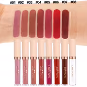 Set of 8 Liquid Matte Lipsticks from Leaf Poem, Featuring a Long-Lasting And Waterproof Formula That Won'T Stick to Cups. Suitable for All Skin Types, This Matte Lip Gloss Includes Plant-Based Squalene And Comes in Various Pink And Red Tones - Image 4