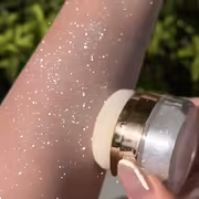 Flower Snow Burst Glitter Highlighter Powder-Soft Is a Lightweight, Shimmering Pat Powder That Adds a Sparkling Finish to Both Face and Body-including Collarbones, Skin, Hair, and Clothing. It Provides a Sheer Wash of Light-reflecting Coverage - Image 8