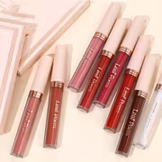 Set of 8 Liquid Matte Lipsticks from Leaf Poem, Featuring a Long-Lasting And Waterproof Formula That Won'T Stick to Cups. Suitable for All Skin Types, This Matte Lip Gloss Includes Plant-Based Squalene And Comes in Various Pink And Red Tones - Image 8