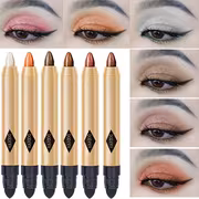 6pcs Highlighter Eyeshadow Pencil Shimmer Glitter Contouring Double-headed Eyeshadow Stick Lazy Eyeshadow Makeup - Image 7