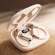 New Style True Wireless On-ear Earpods Music None-in-ear Headset Gaming Couples Earbuds Video TWS HIFI Bass 9D Stereo HD Calling Earphones for Android for iPhone Cellphone Sports Earpieces Smart Headphones for Valentine's Day Gift - Image 3