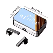 Wireless earphones, high-definition mirror display screen, high-end minimalist design, lightweight and portable sports earphones, gaming earphones - Image 7