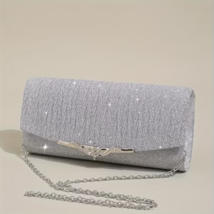 Women Sparkling Clutch Purse Elegant Glitter Evening Bags Bling Evening Handbag for Dance Wedding Party Prom Bride. Sparkling Stone Decor Metal Frame Clutch Bag
